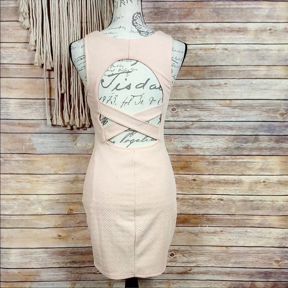 Astr The Label | Criss Cross Open Back Mini Dress - image 4